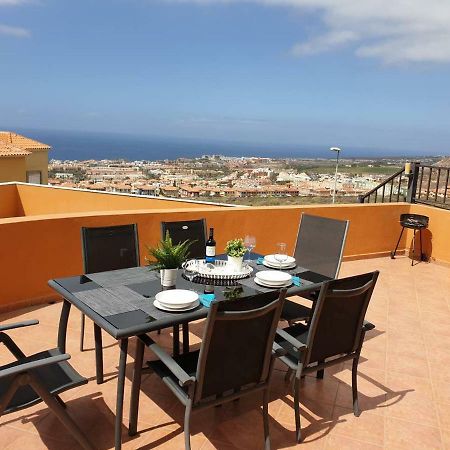Adeje Villa Roque Del Conde With Private Pool, Terrace With Fantastic Sea Views, Wifi, Garden, Garage מראה חיצוני תמונה