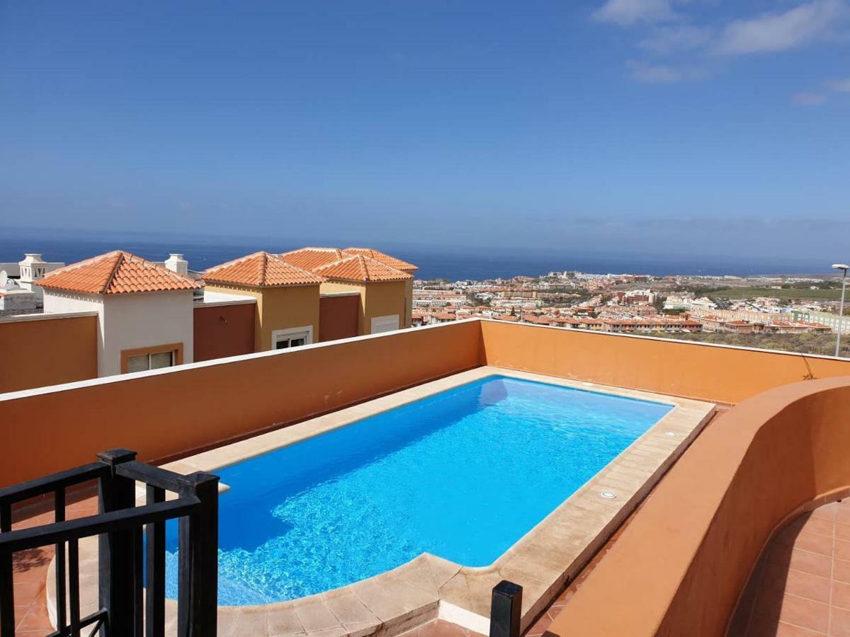 Adeje Villa Roque Del Conde With Private Pool, Terrace With Fantastic Sea Views, Wifi, Garden, Garage מראה חיצוני תמונה